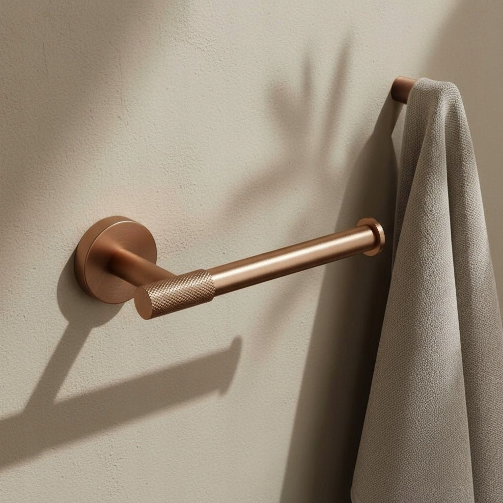 Copper Paper Holder for Pegs REA GALO Knurled Brushed Brand Rea