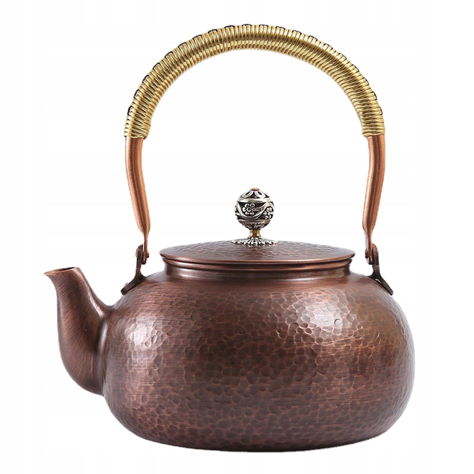 Copper Teapot 1200ml Tea Maker Kung Fu Teapot for Household Tea House Kind steam juicer