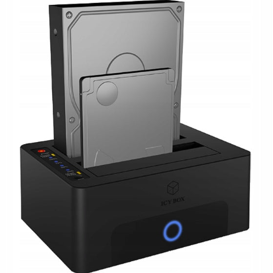 Copy station 2x HDD SSD SATA 3.5 2.5 USB 3.0 ICYBOX