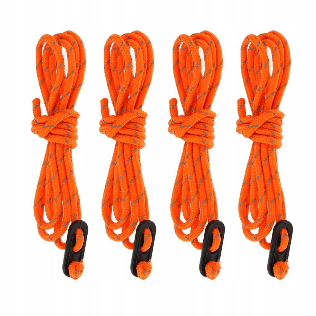 Cord Wind Stop Tensors Canvas 4pcsx2m Orange A