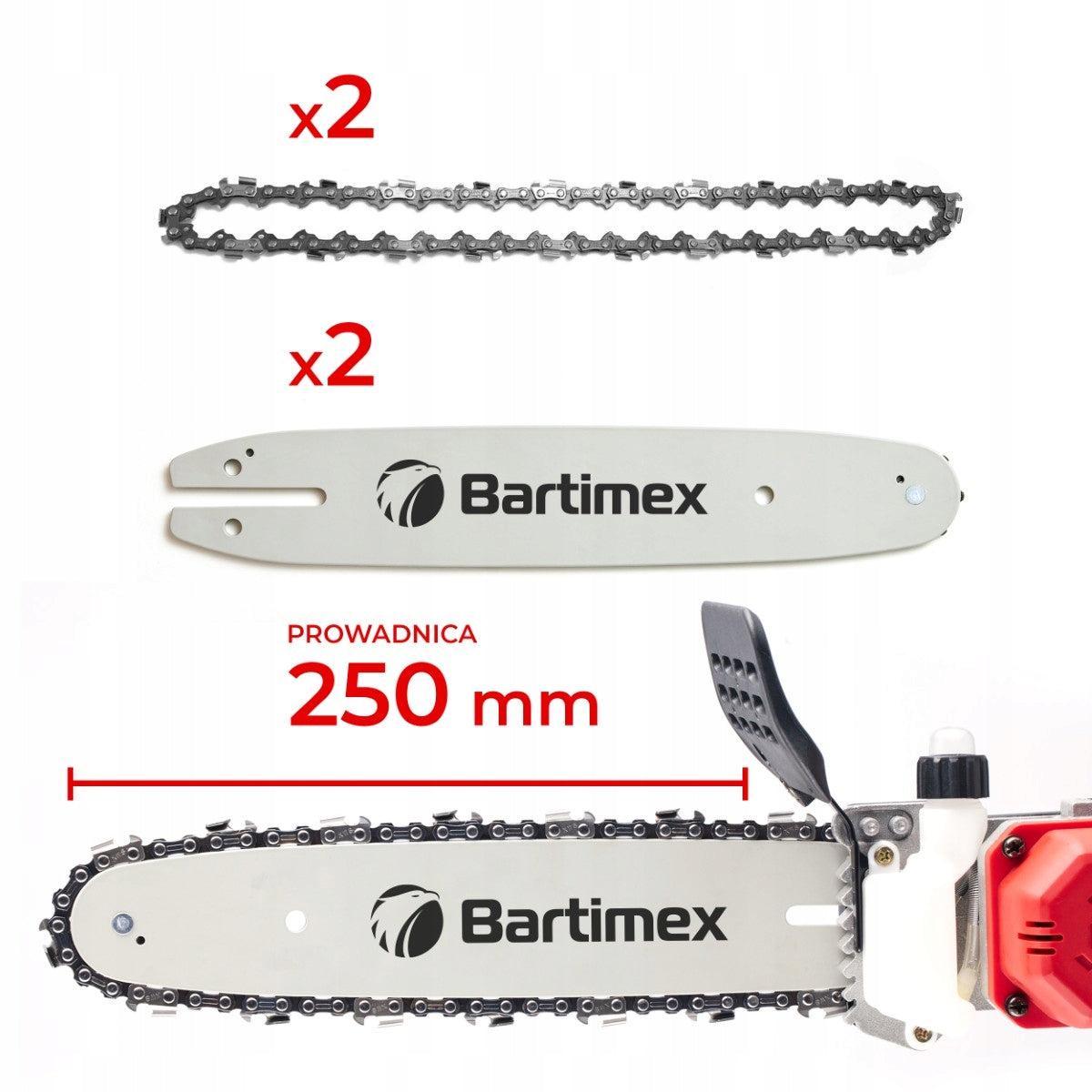 Cordless BRUSHLESS Chainsaw 20V 1400W 2 AKU 4,0Ah Chain manufacturer ETiME