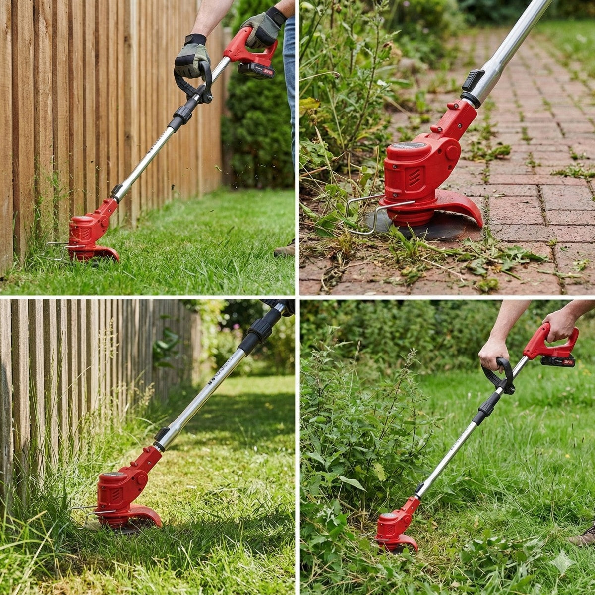 Cordless Brush Cutter 20V 800W 2x2,0Ah Scythe 15cm Electric Brush Cutter Brand Bartimex