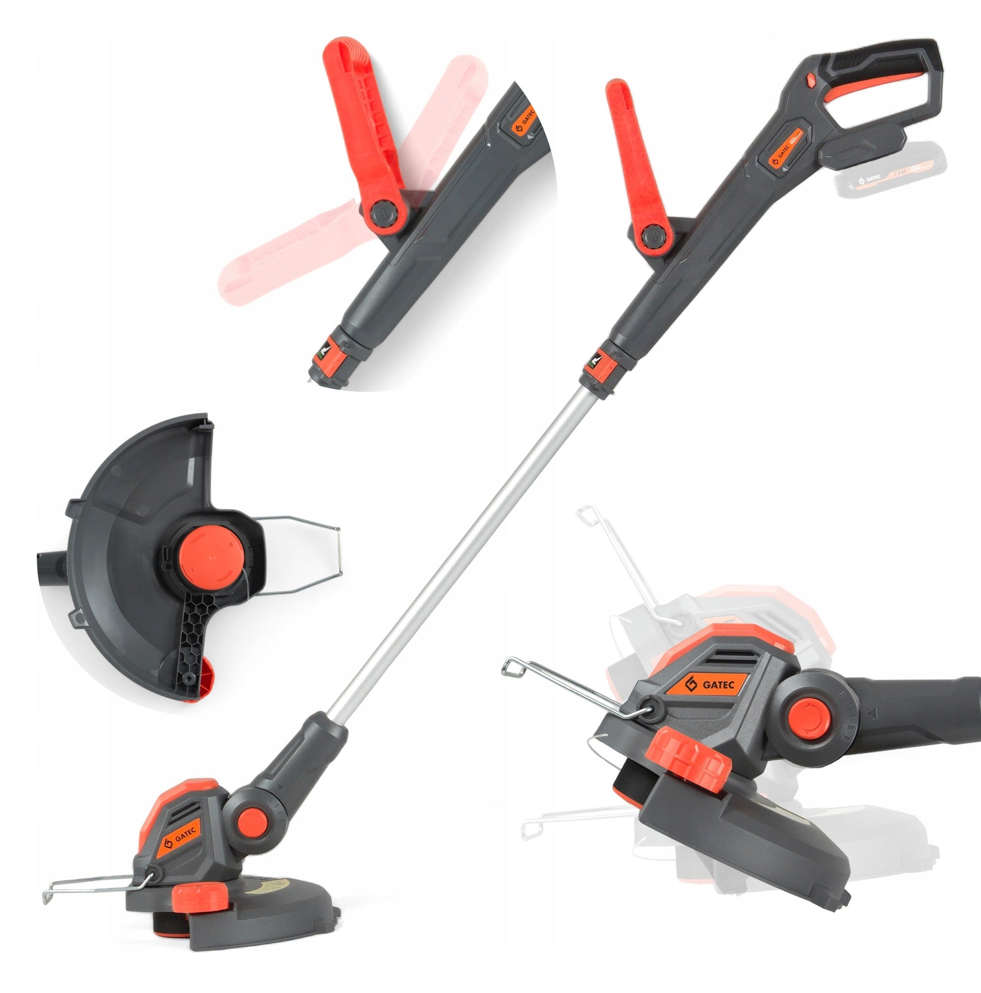 Cordless Brush Cutter, 20V Line Electric Brush Cutter 30cm EdgeCut