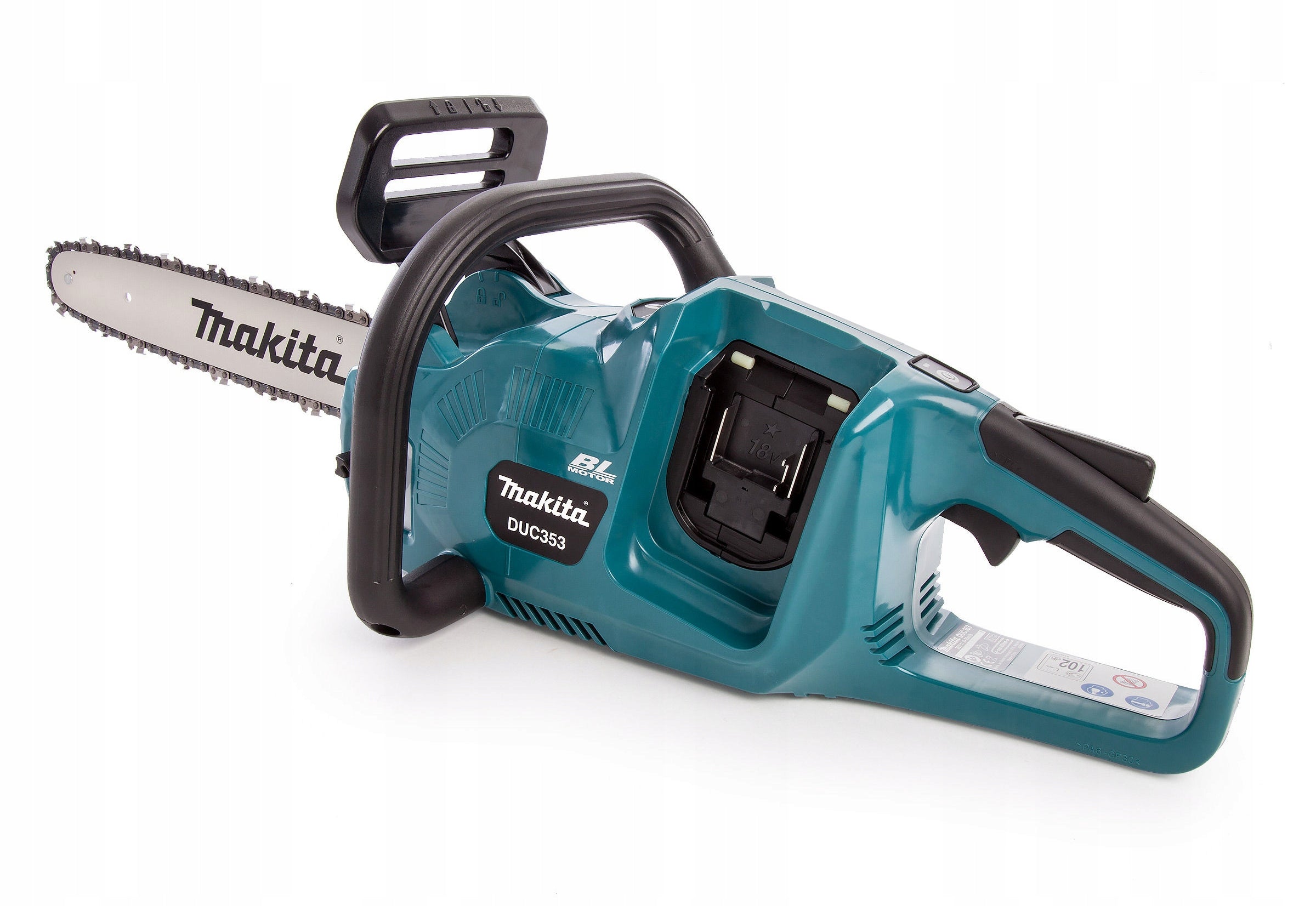 Cordless Chainsaw 35cm 2x18V Makita DUC353Z Packaging status original