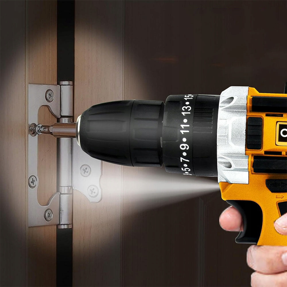 Cordless Electric Drill 25 Torque Adjustment Brand Heckermann