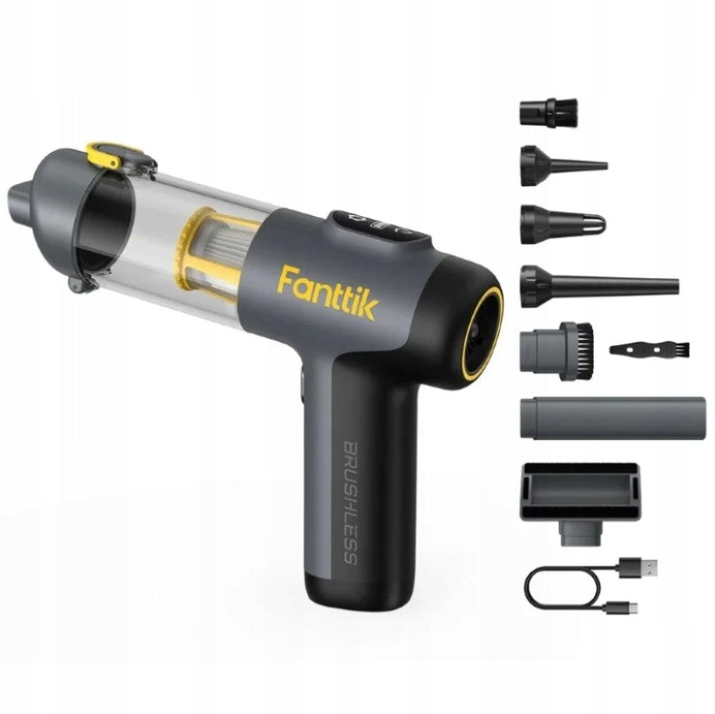 Cordless Handheld Vacuum Cleaner FANTTIK V9 Mix 4in1 HEPA USB-C 30W 12kPa