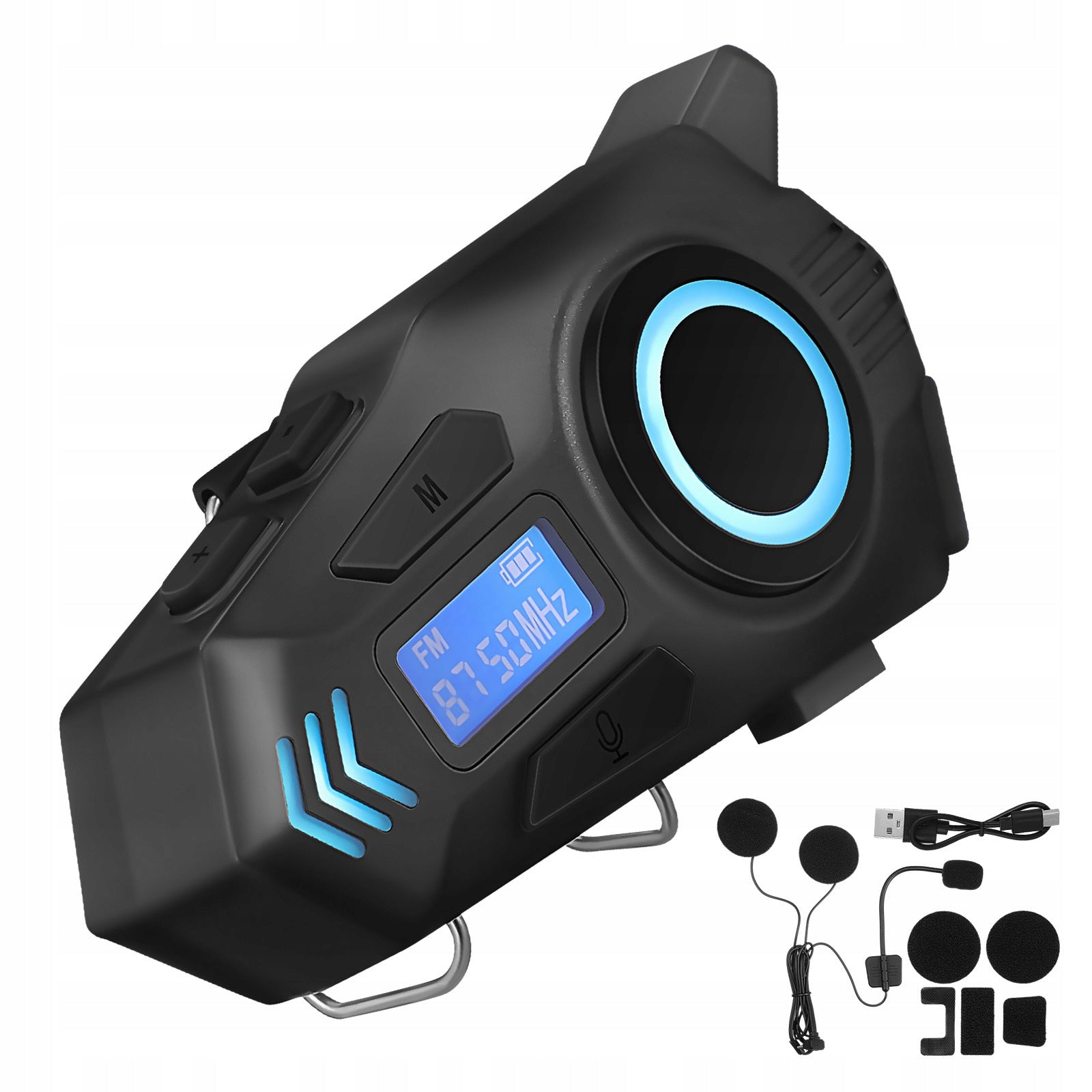 Cordless Helmet Headset with Easy Mount for Motorcycle Accessories Manufacturer no brand