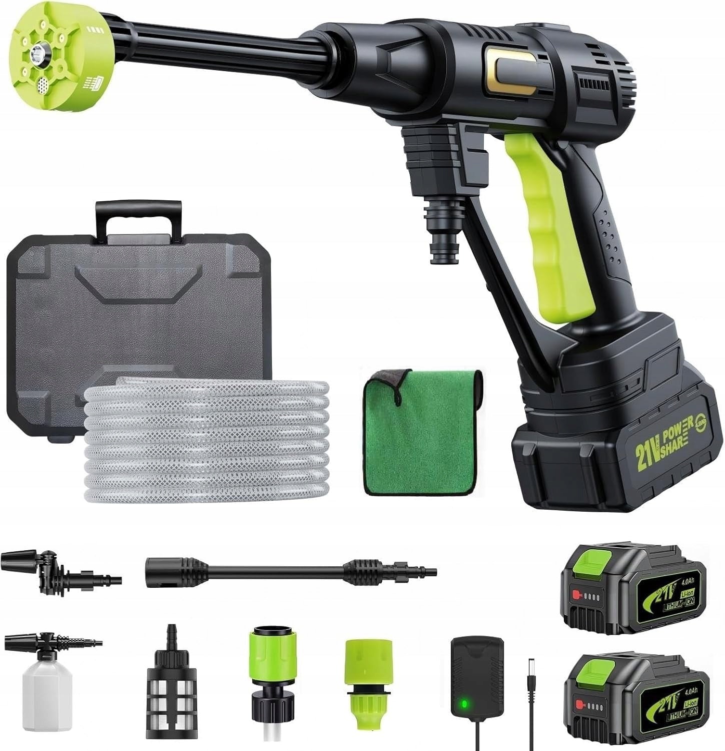 Cordless High Pressure Washer, 120 Bar, With Brushless Motor