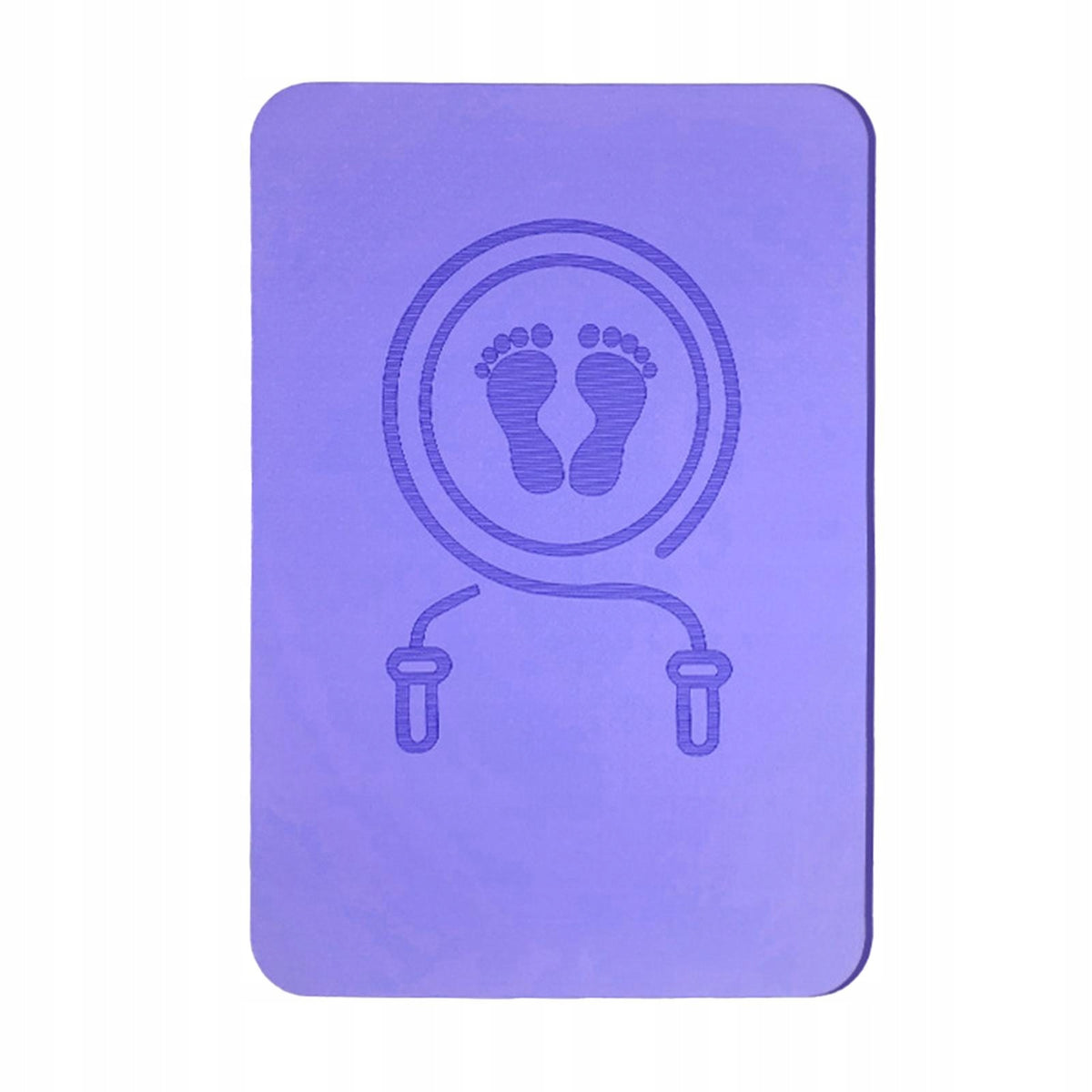 Cordless Jump Rope Mat Blanket Indoor Slow Jogging Fitness Rectangle Purple Packaging status original