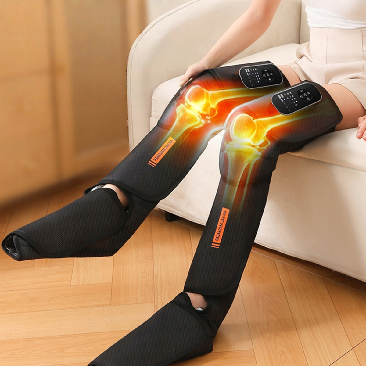Cordless Leg Massager Full Compression Boots for Pain Relief 1 Pair Manufacturer code EEE-PC-050