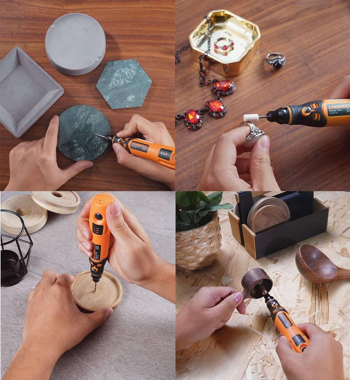 Cordless MINI Precision Grinder Multitool USB 15000RPM + 32accessor Batteries included yes