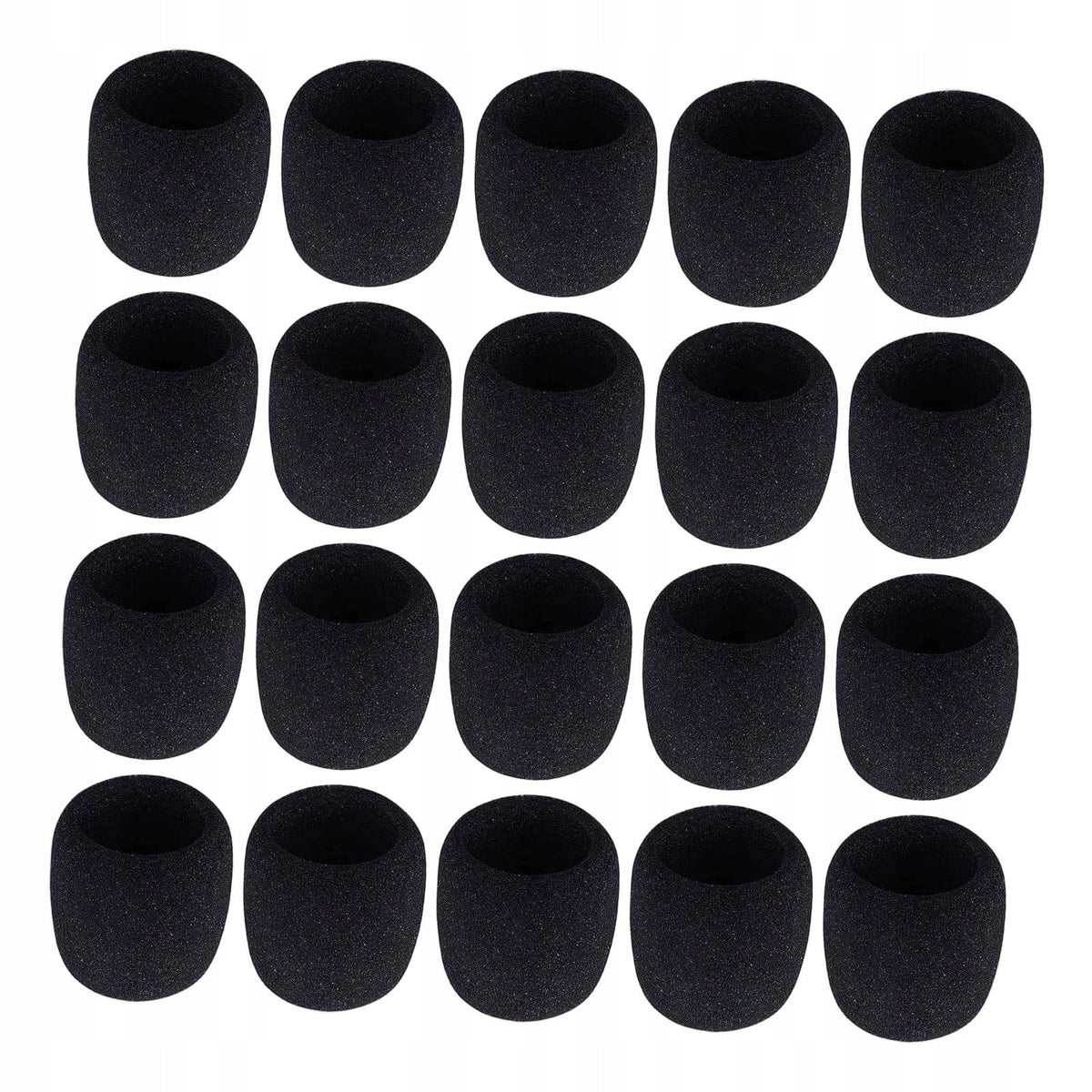 Cordless Microphone Covers Sturdy Protection Windscreens Black 20PCS Manufacturer code 11178033398