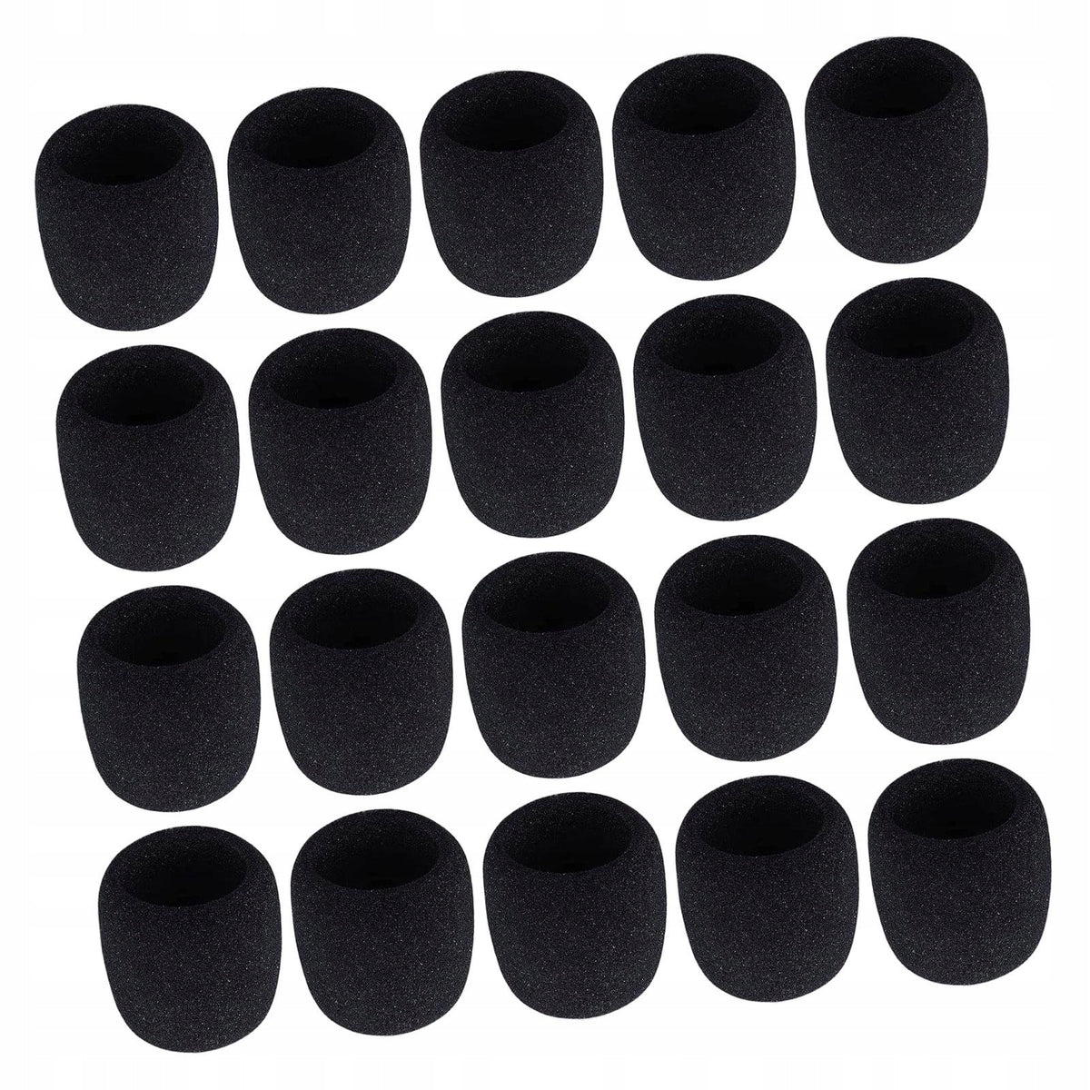 Cordless Microphone Covers, Washable, Protection, Windscreens, Black 20PCS Packaging status original