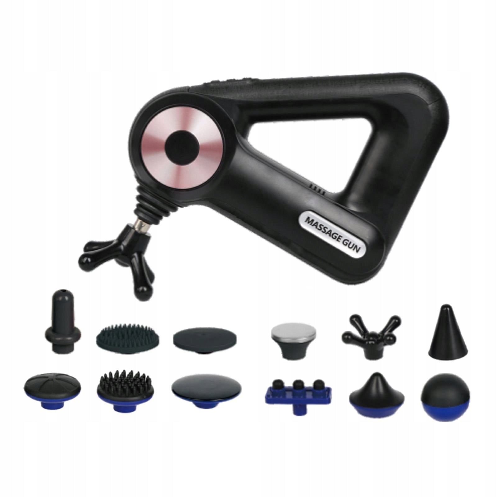 Cordless Percussion Massage Deep Tissue 6 Speeds Body Muscle Rose Gold