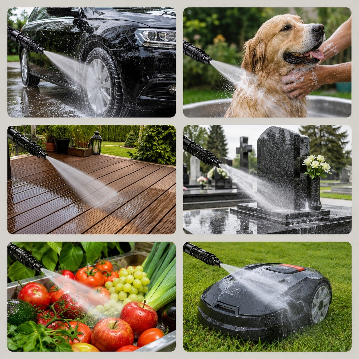 Cordless Pressure Washer Cordless with Foamer Mobile Case Packaging status original
