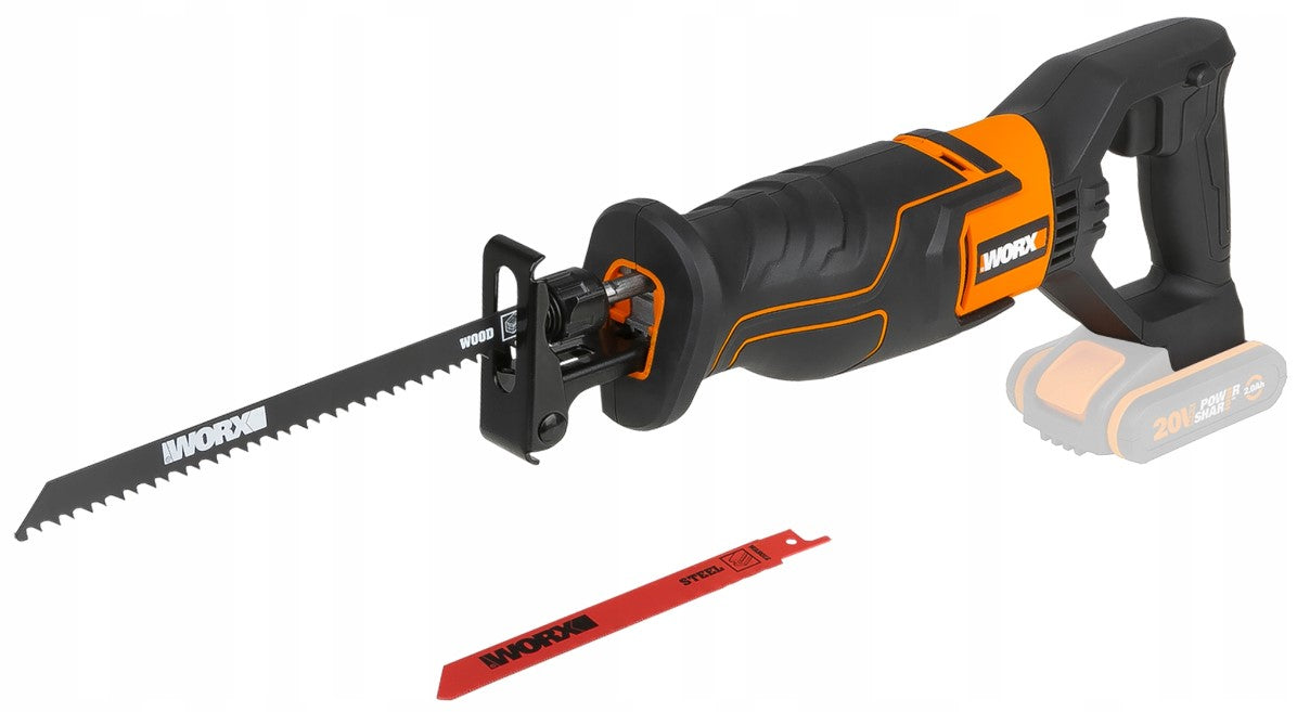 Cordless Reciprocating Saw WORX WX500.9 20mm 20V