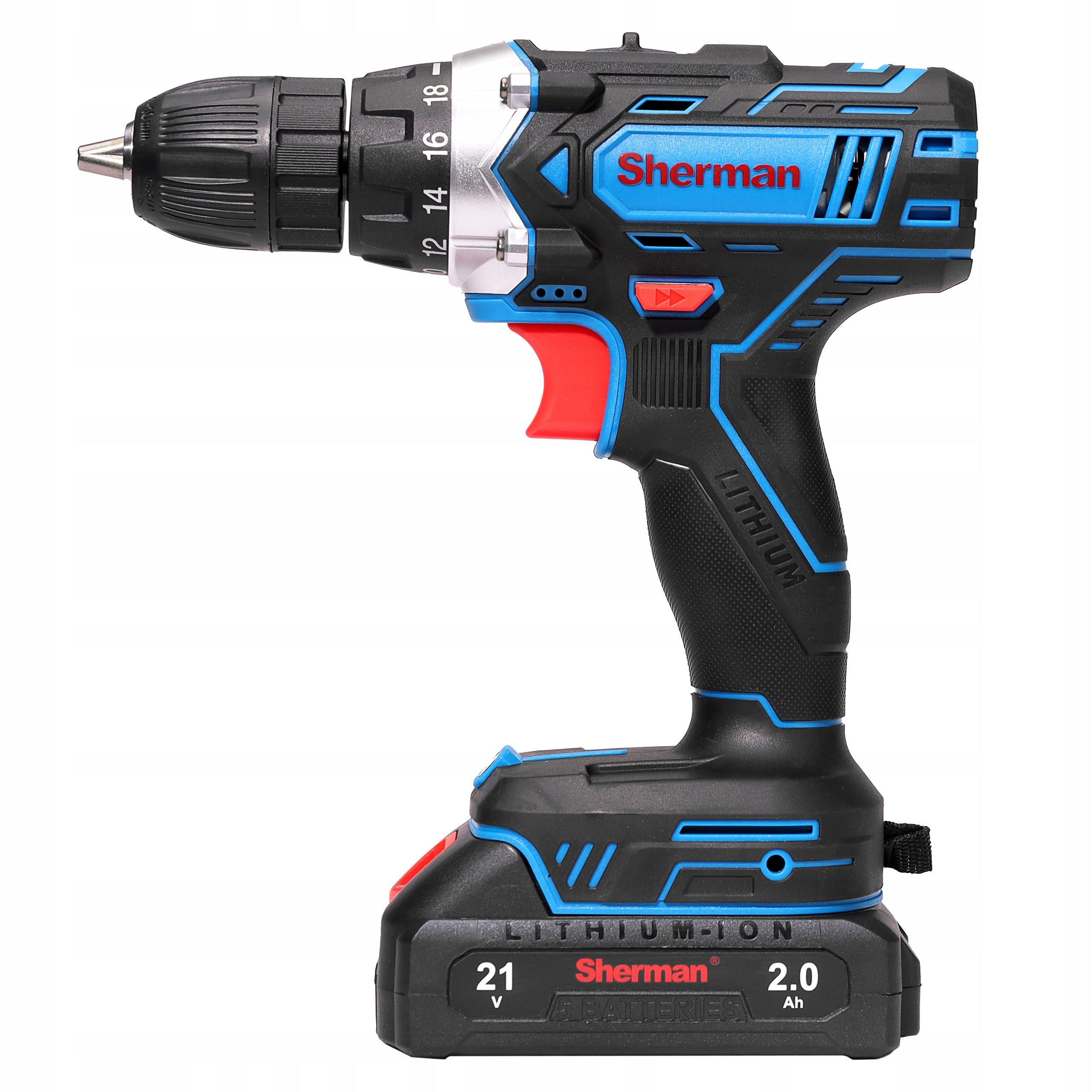 Cordless SCREWDRIVER ET-101 BRUSHLESS 2x AKU 21V | Sherman Motor type brushless motor