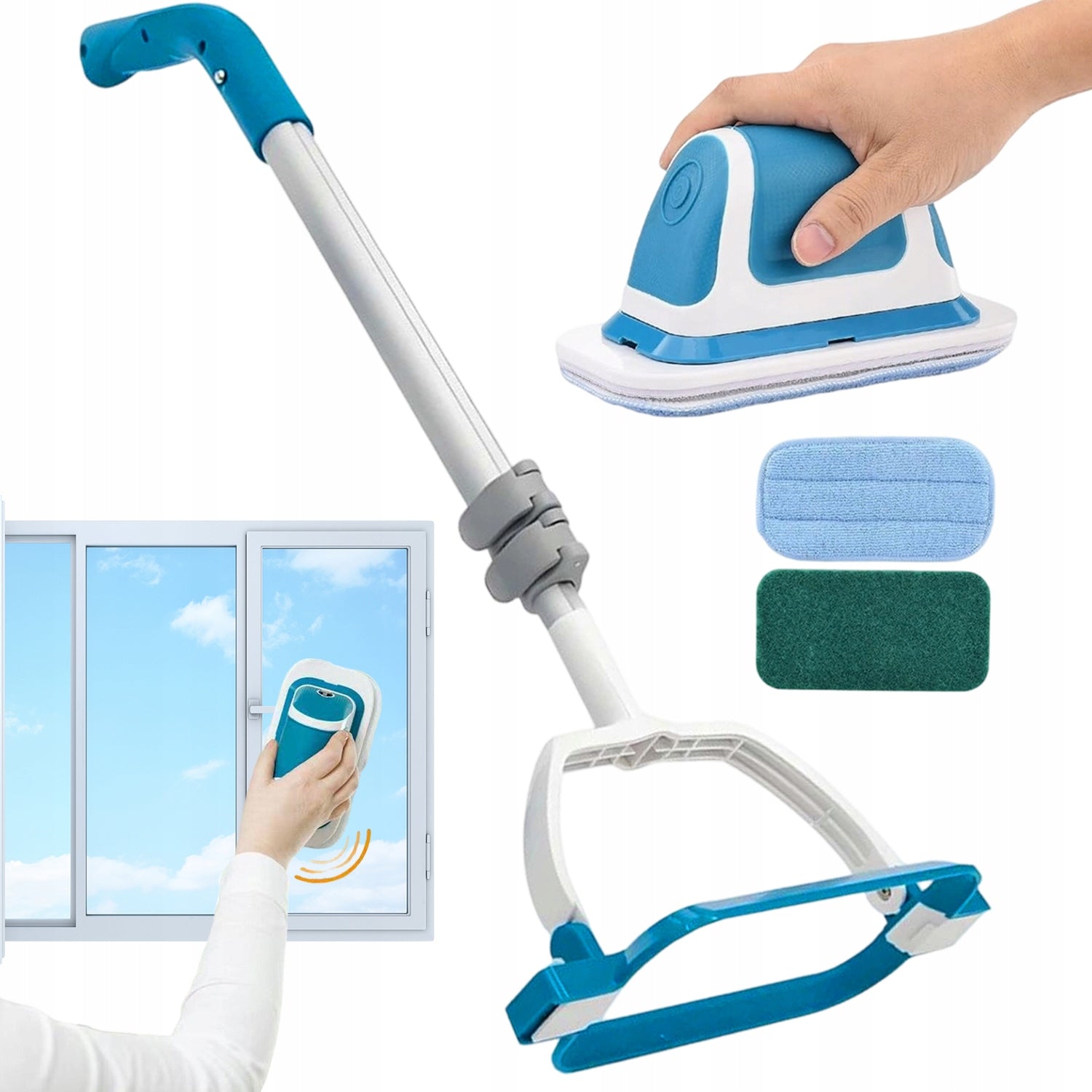 Cordless Scrubbing Brush Rotating 1500 Vibration/Min For Kitchen