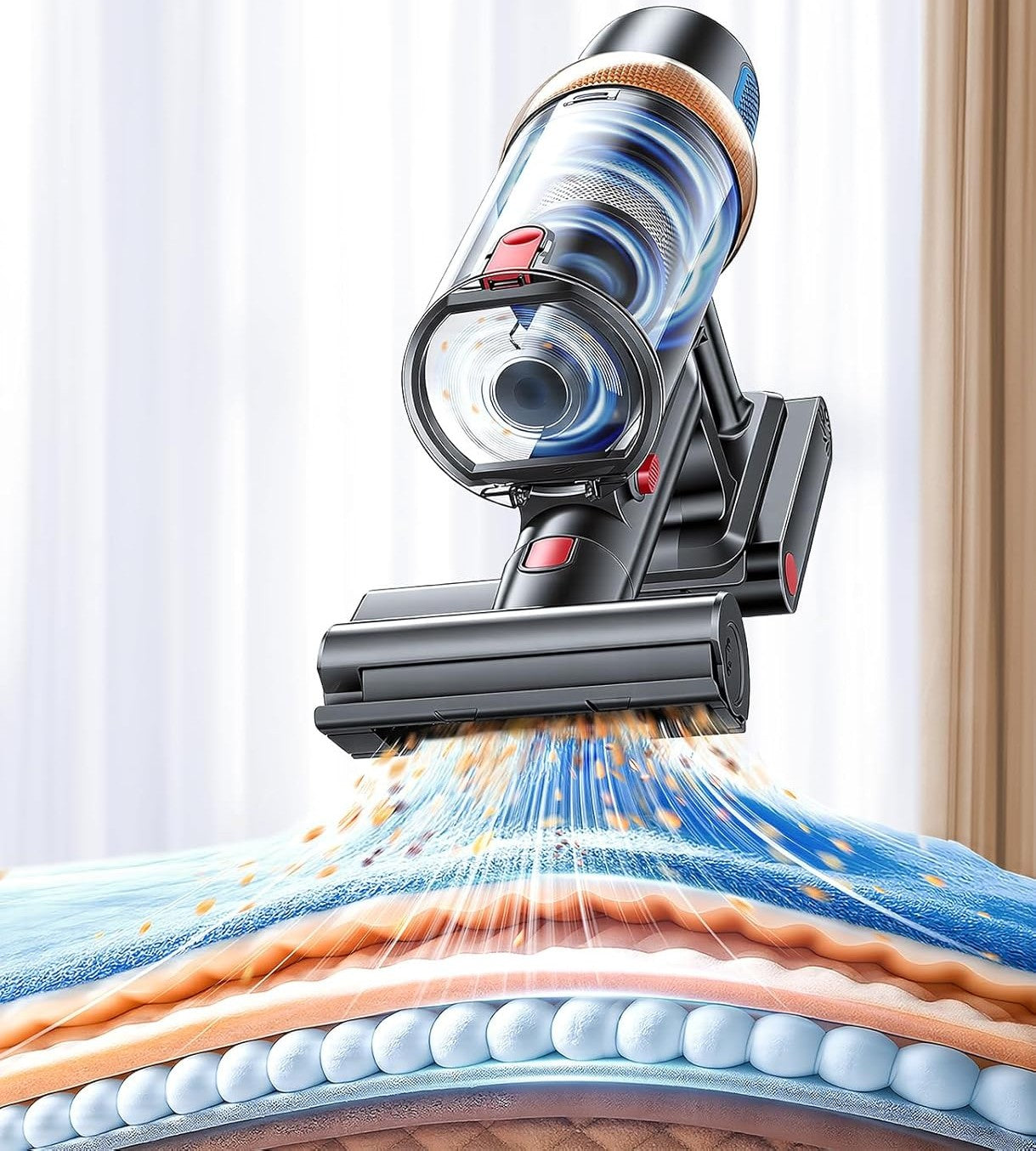 Cordless Vacuum Cleaner 50kPa 600W 65min Wall Station Cordless Packaging status original