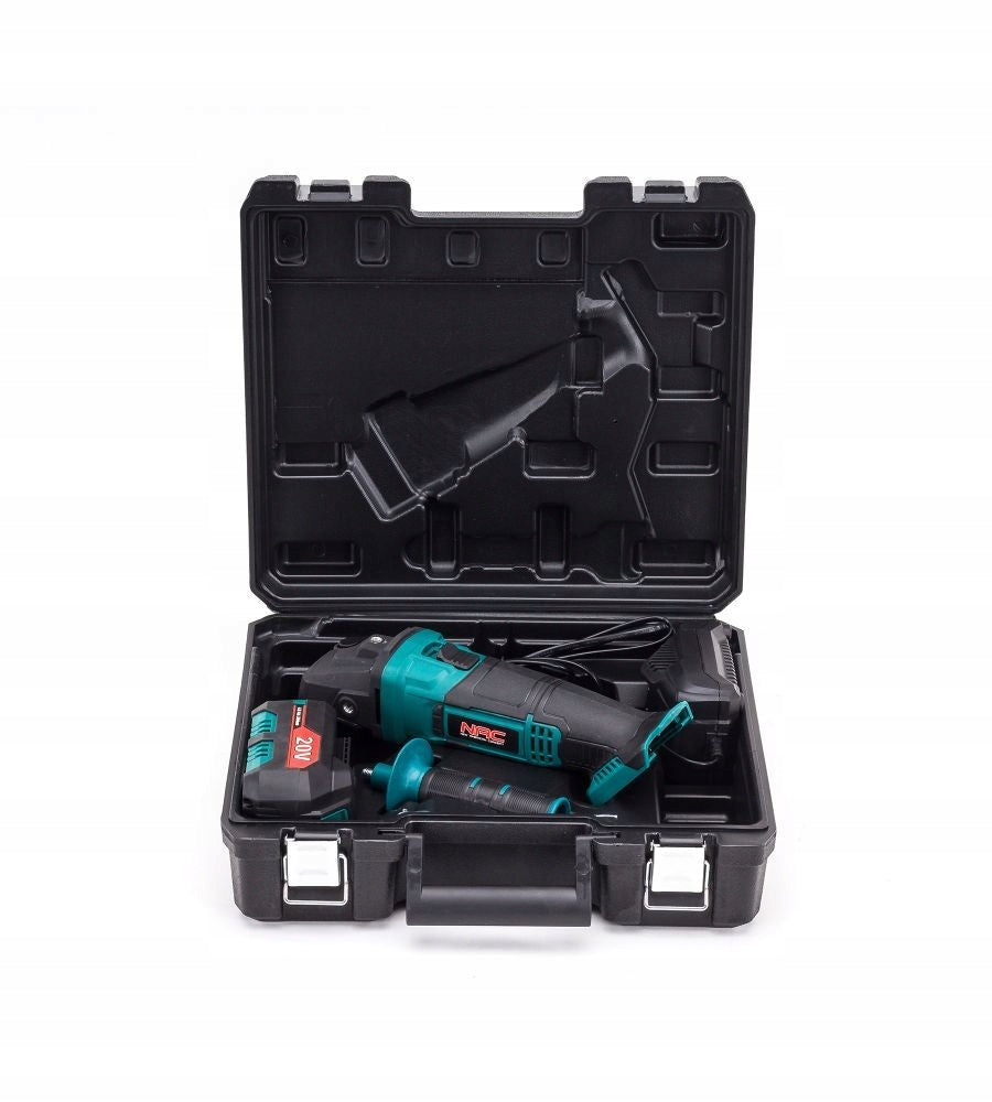 Cordless angle grinder NAC AGE-125-LI-B-20V 4Ah with battery Manufacturer code AGE-125-LI-B-20V