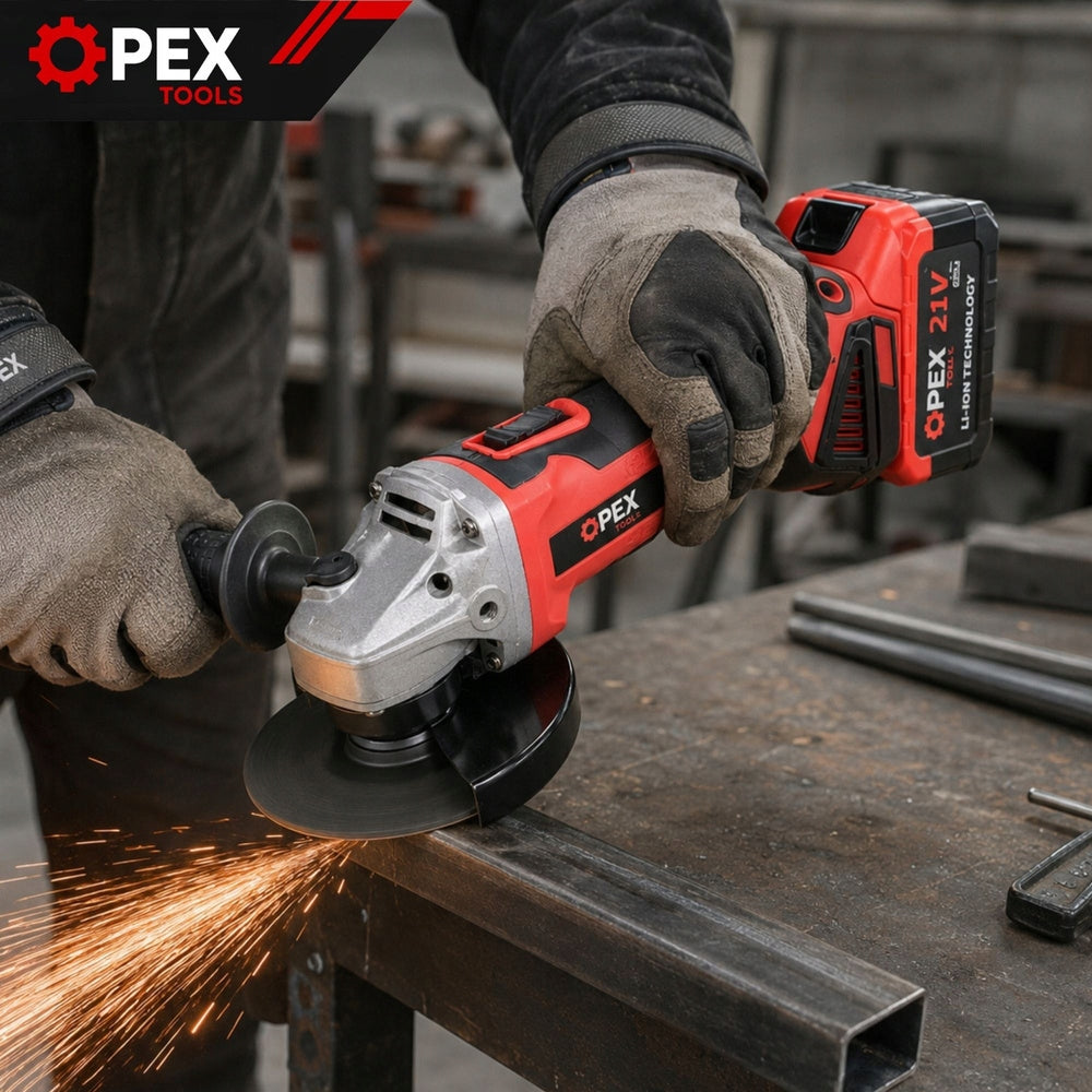 Cordless brushless angle grinder diax angle 2 x aku 3.0ah Brand OPEX TOOLS