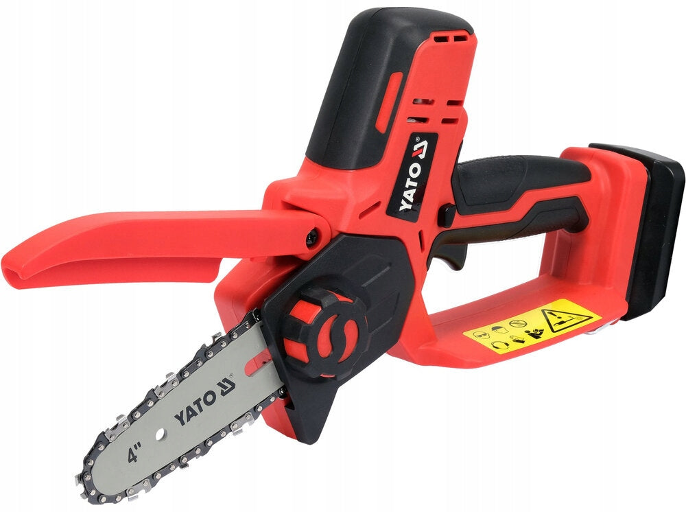 Cordless chainsaw YATO 18V YT-828136 SOLO Power supply rechargeable battery