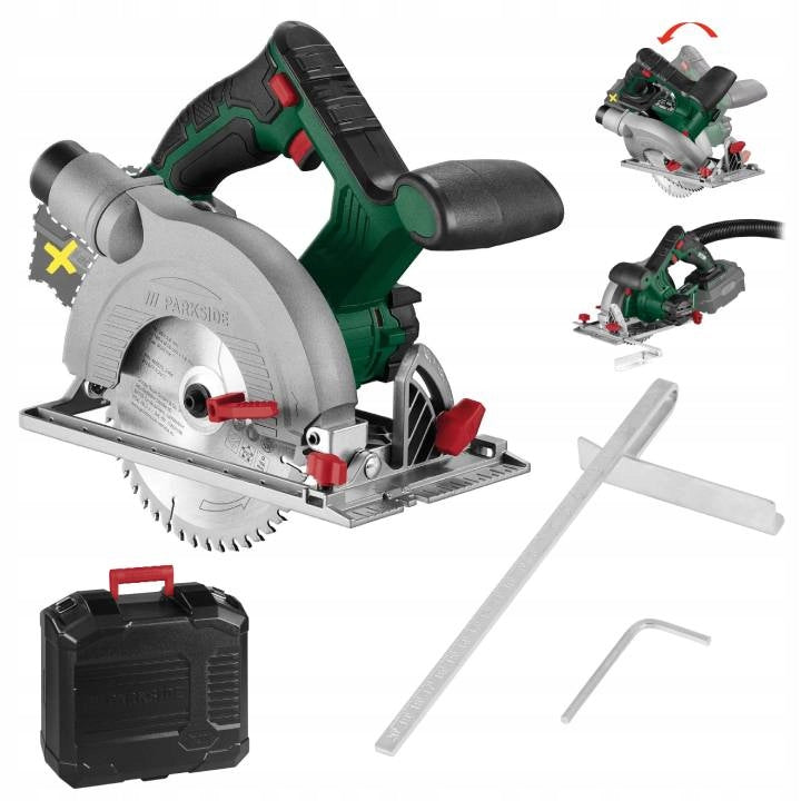 Cordless circular hand saw 20V PARKSIDE PHKSA 20 Li C4 accessories
