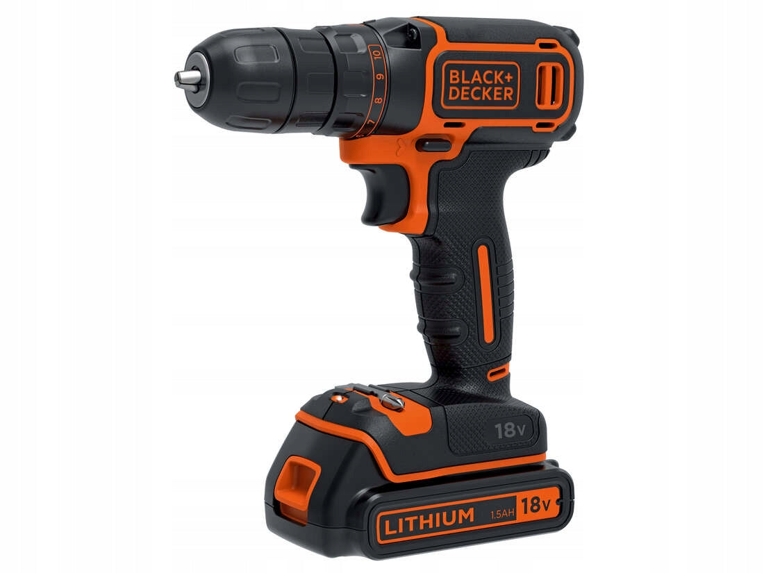 Cordless drill/driver 18V 1x1.5Ah Black+Decker [BDCDC18K-QW] Manufacturer code BDCDC18K-QW