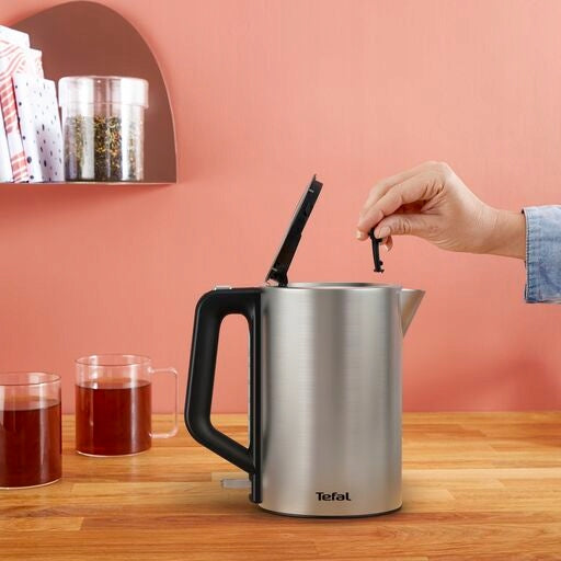 Cordless electric kettle TEFAL Steel 1,7l KI513D10 Power 2200 W