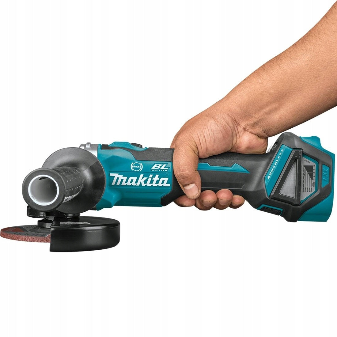 Cordless grinder Makita with 18V DG speed control NEW Manufacturer code DGA513Z