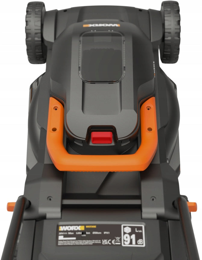 Cordless lawn mower for garden Worx WG730E 30cm 1x4Ah Manufacturer code WG730E