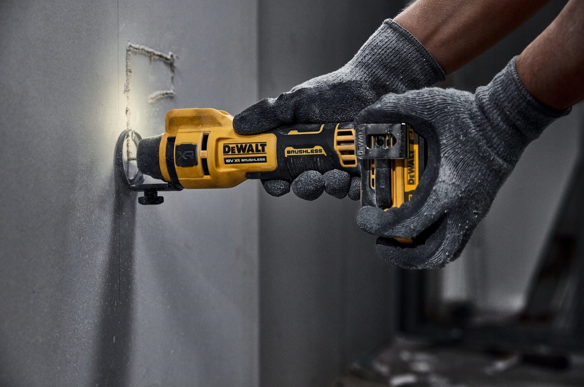 Cordless milling machine DeWalt 18V 26000 RPM G-K Plate Cutter Manufacturer code DCE555N