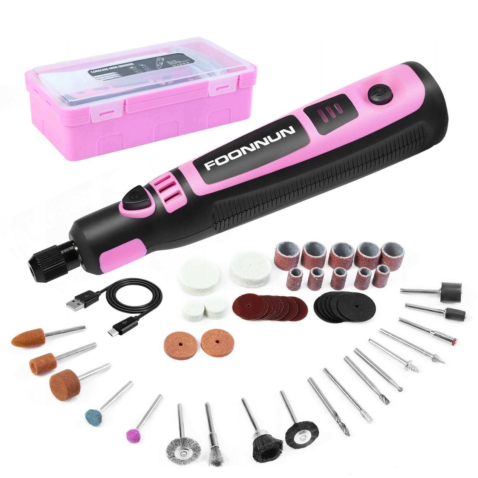 Cordless mini multifunction sander 3,6 V 15000 RPM+50 accessories Manufacturer code FO-1001P-PL