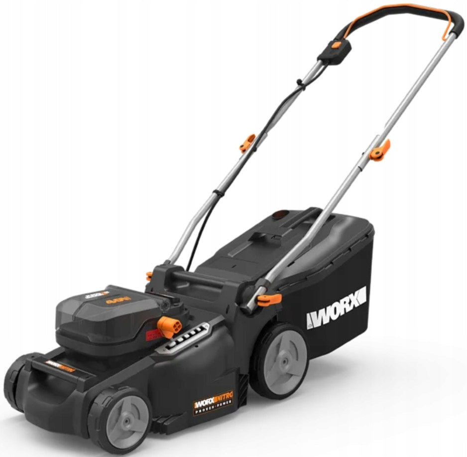 Cordless mower WORX WG737E 2x4Ah 40V 37CM 40l Brand Worx