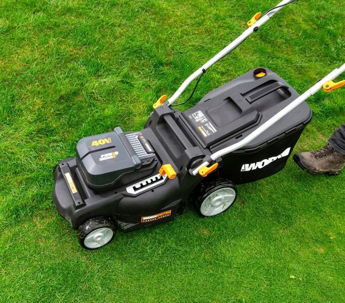 Cordless mower WORX WG737E 2x4Ah 40V 37CM 40l Mowing width 37 cm