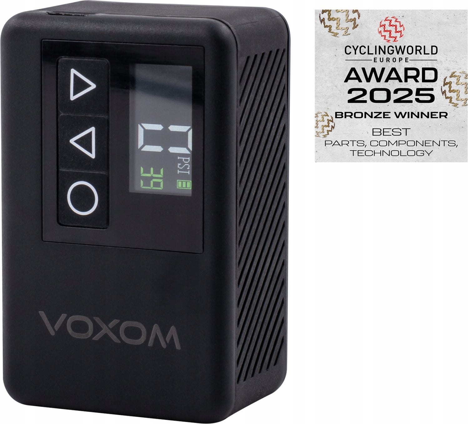 Cordless pump Voxom EPu2 USB-C 120 PSI black aluminium