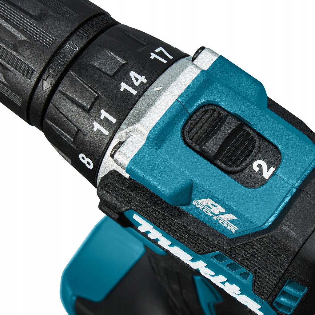 Cordless screwdriver Makita 18V brushless 40Nm 2-speed DDF487Z Power supply rechargeable battery