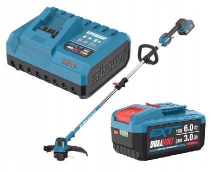 Cordless trimmer KOSA Erbauer 18 V 33 cm AKU 6 Ah