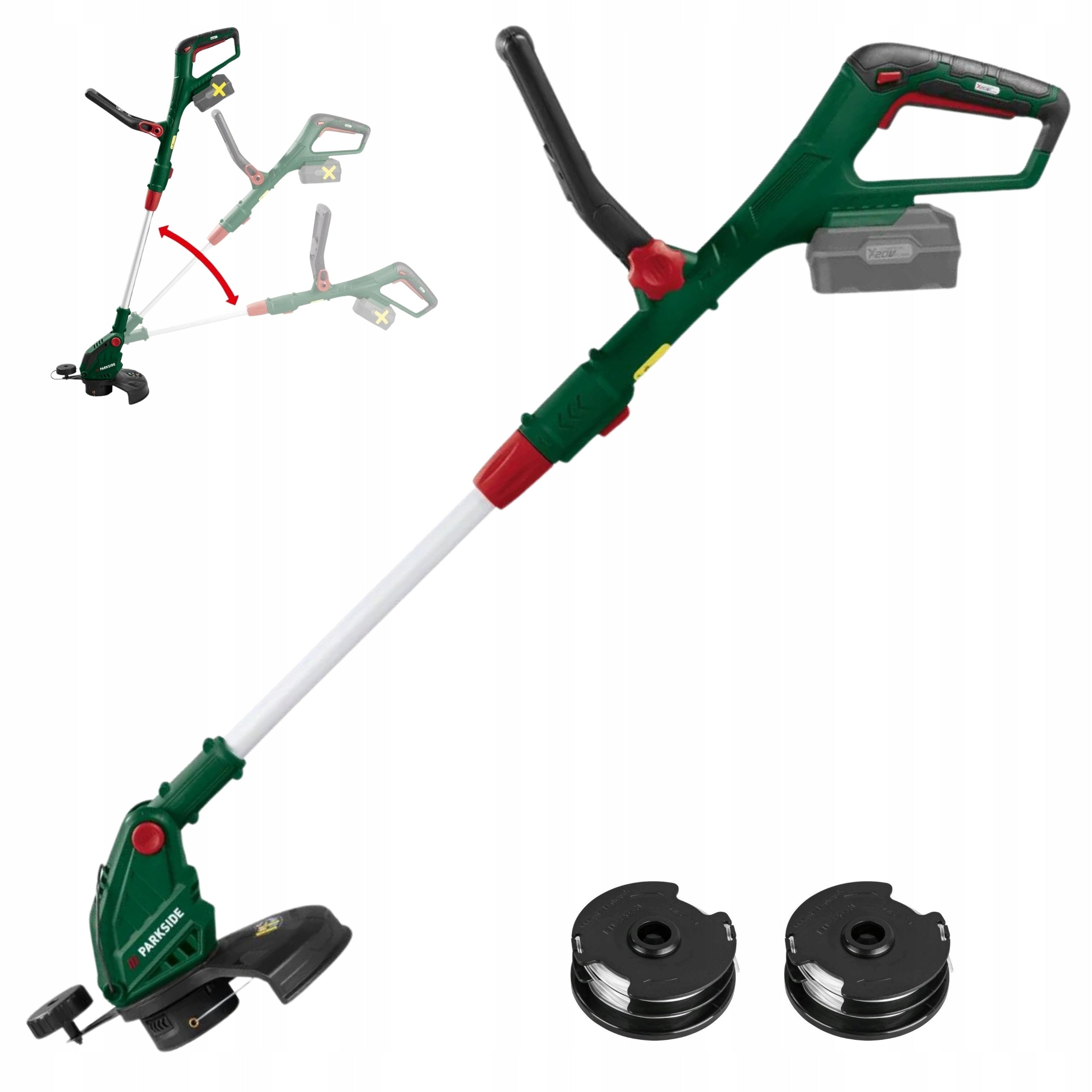 Cordless trimmer grass scythe PARKSIDE PRTA 20-Li 20V + 2x SPOOL