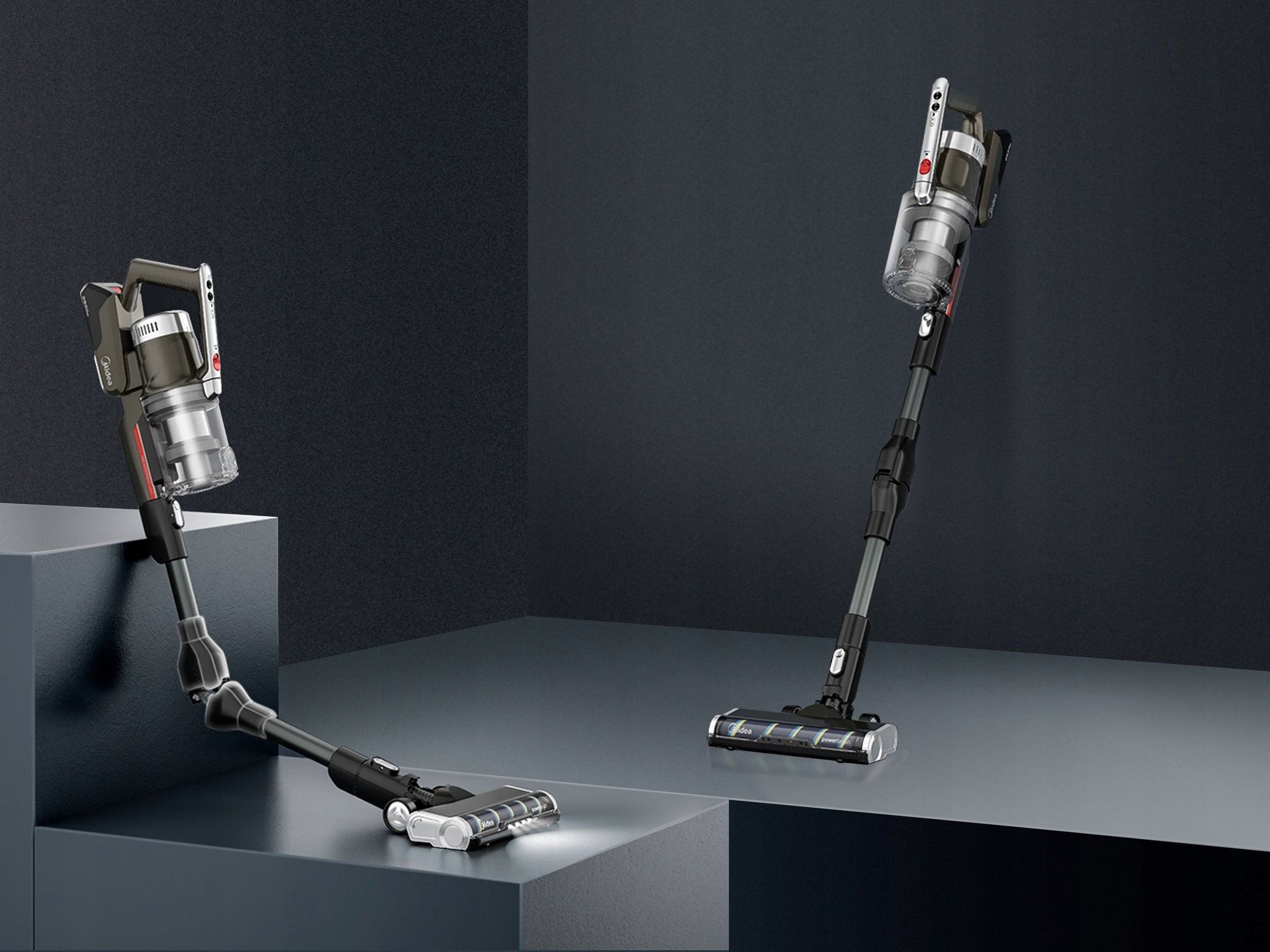 Cordless upright vacuum cleaner Midea MUAP7 | 2in1 | 70 min | HEPA | 0,7 L Manufacturer code MCS2129BR