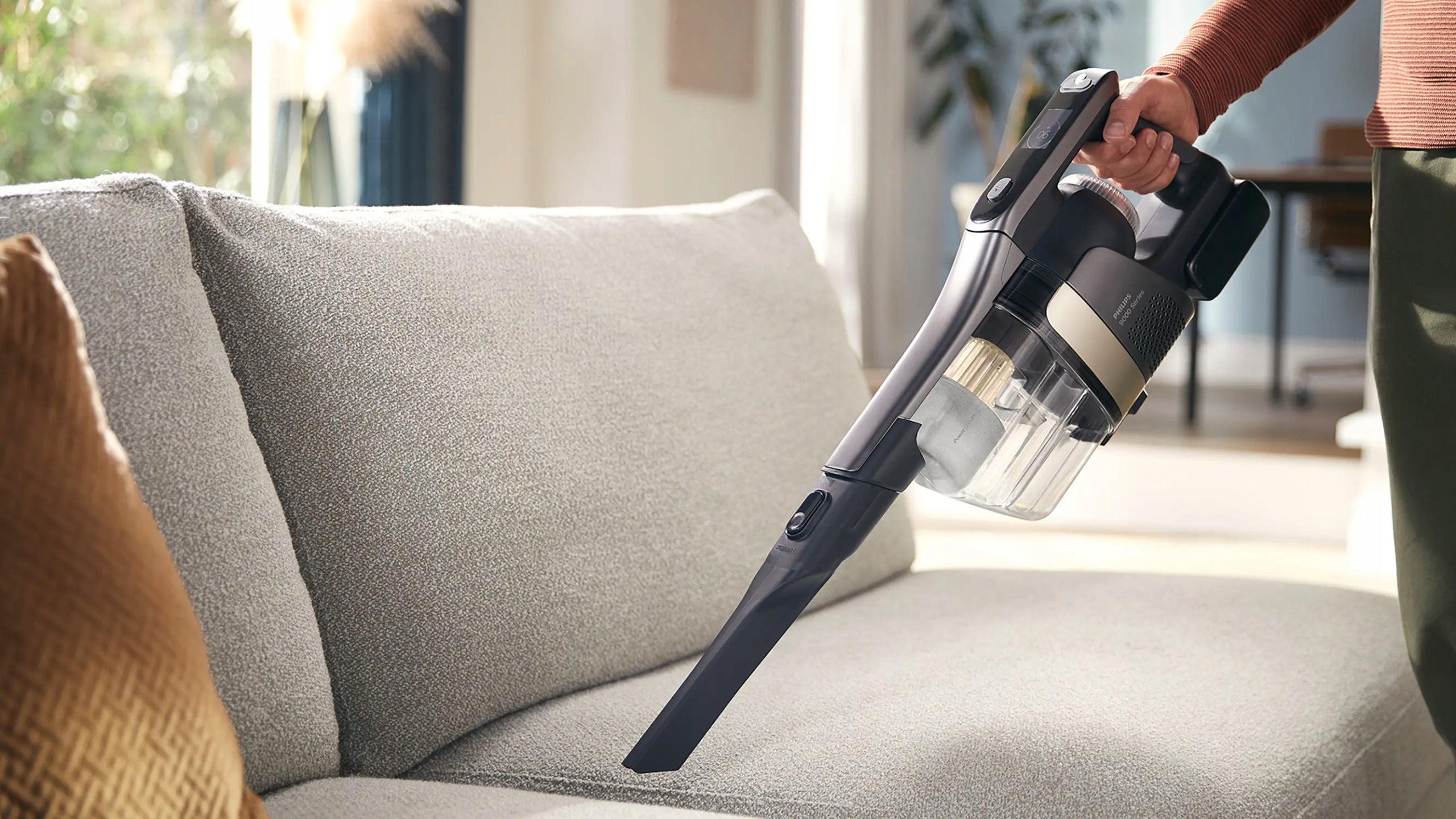 Cordless vacuum cleaner with washing function Philips AquaTrio 9000 XW9465/11 Power supply rechargeable battery
