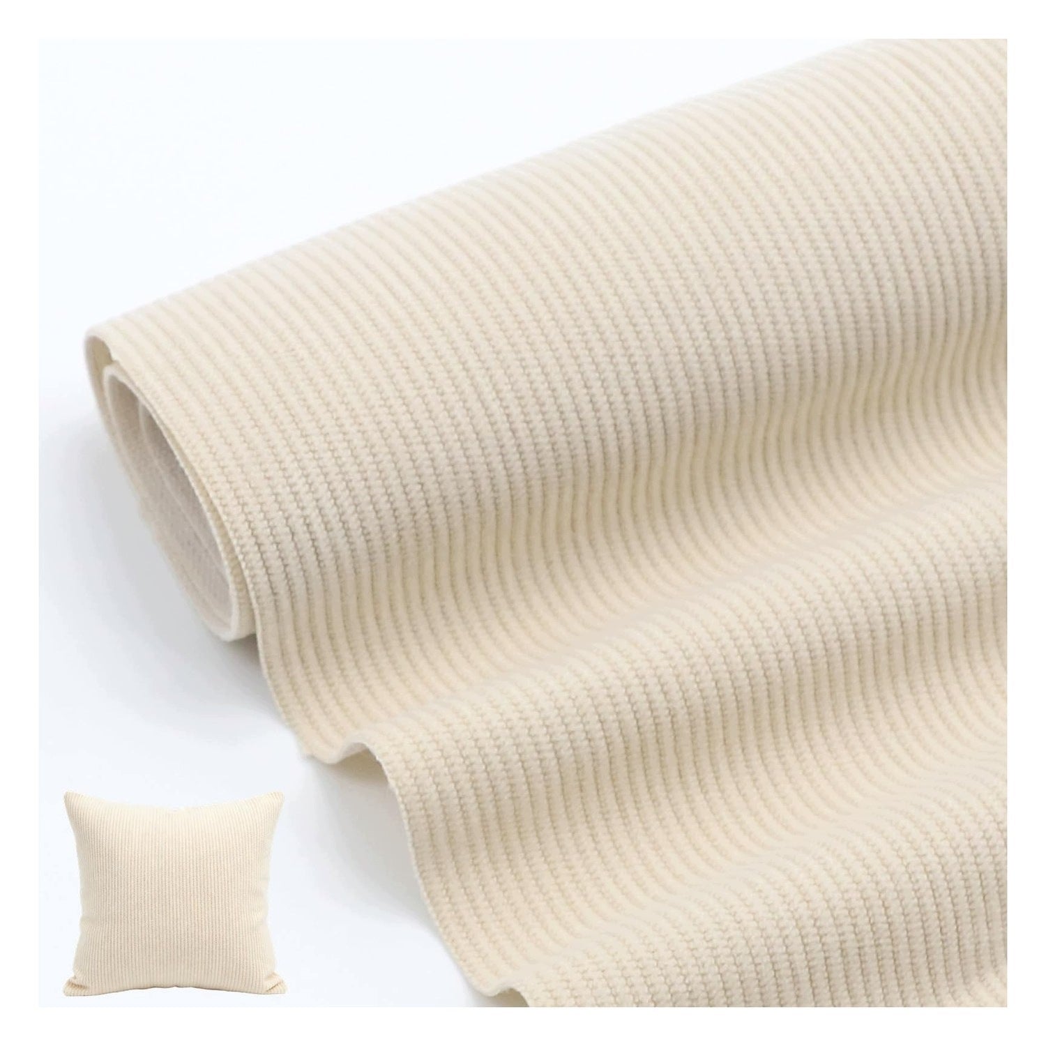 Corduroy Stof - Beige - Furniture Material