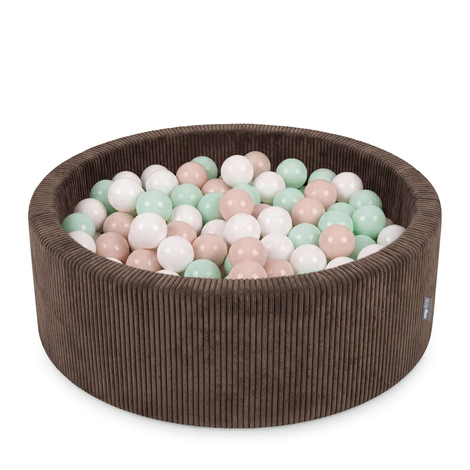 Corduroy pool with balls 90x30cm 200 balls mix of colors for children's room Brand KiddyMoon