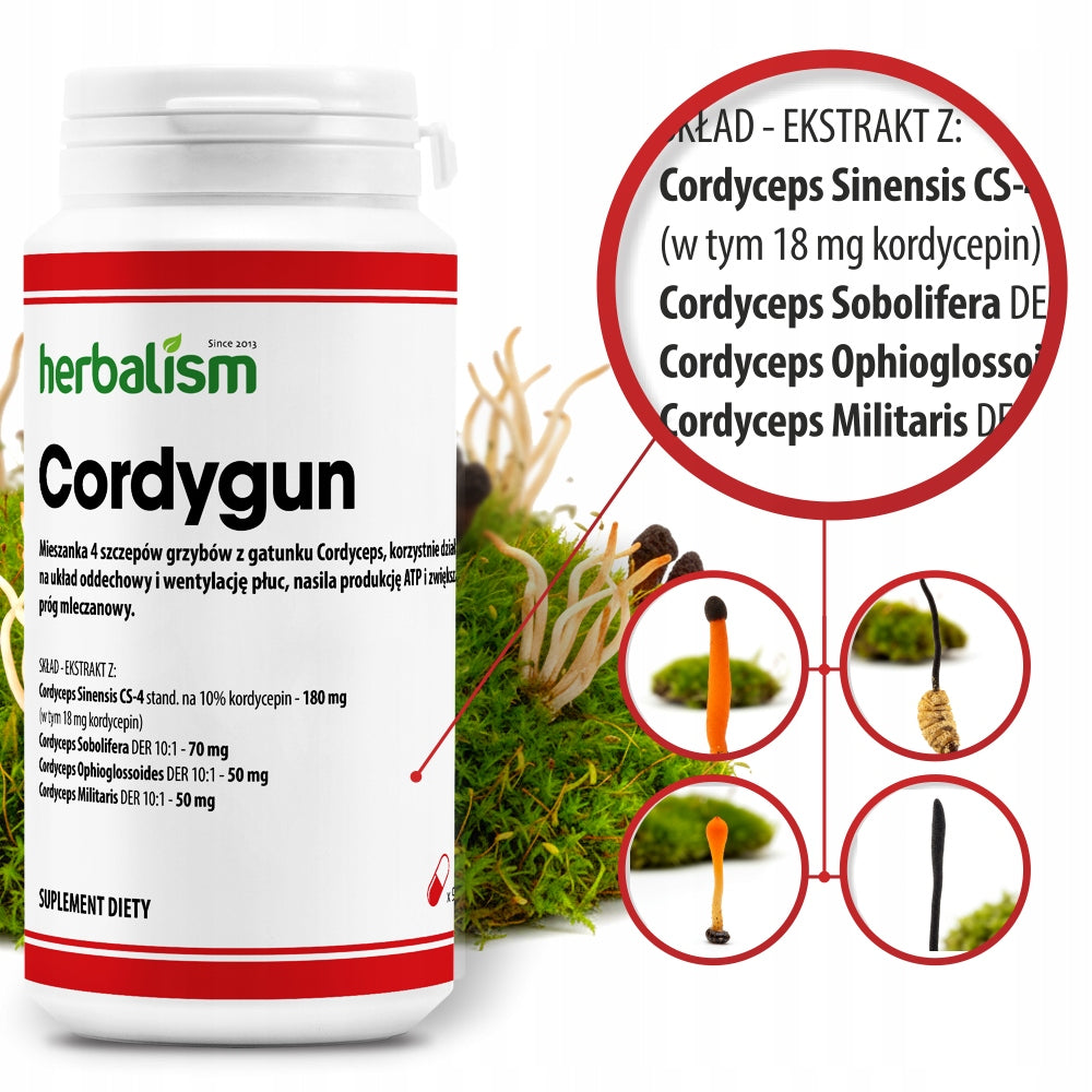 Cordygun POWER ENDURANCE SPEED Brand Herbalism