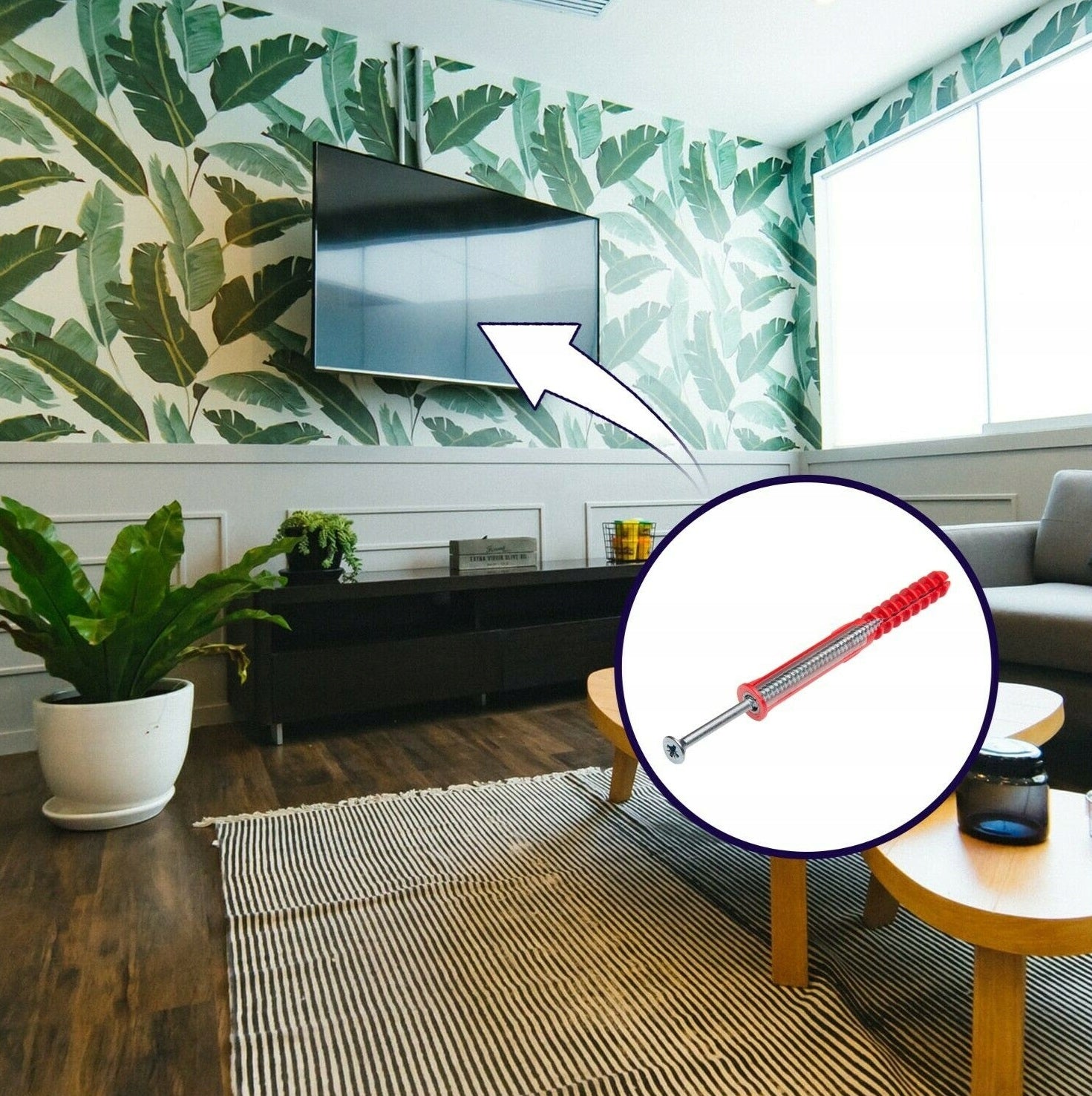 Befestigungselemente Corefix 100 Dot &amp; Dab Wandbefestigung 6er-Pack mit Bohrer 