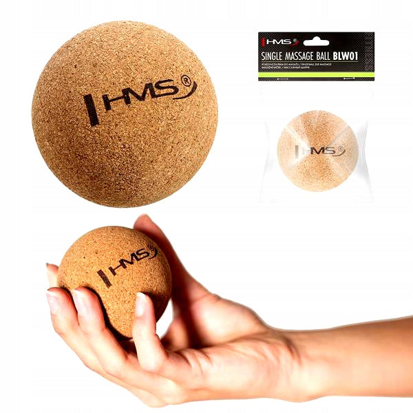 Cork Ball for Rolling Massage Ball Lacrosse CROSSFIT 6,5 CM Brand HMS