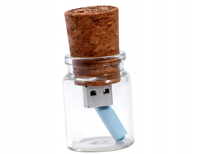 Cork rustic PENDRIVE Boho ENGRAVING 16 GB jute Brand Atlango
