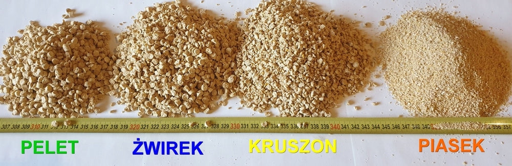 Corn CRUSHER CLUMPING FINE CAT LITTER FOR LITTER BOX BIO 10,7L Brand no brand