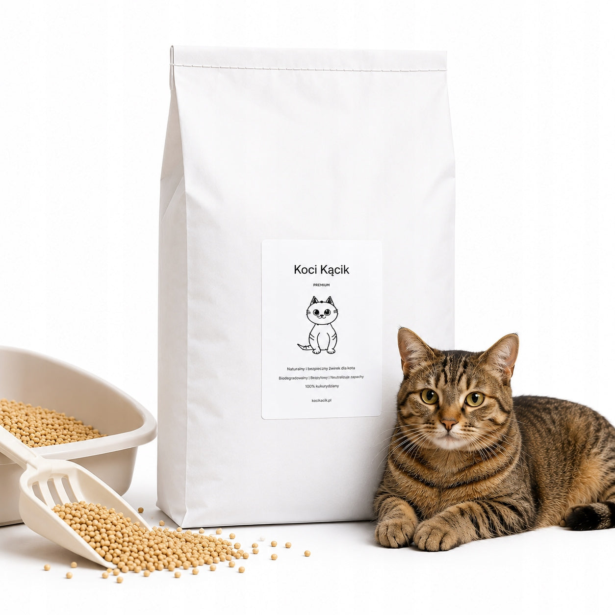 Corn Litter Cat Corner PREMIUM 35L