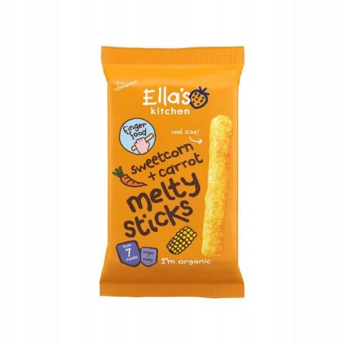 Corn Sticks Carrots for Children Healthy Ella's Kitchen 16g